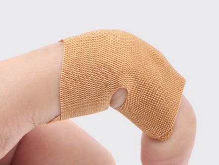 Fabric bandage for knuckle